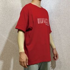 画像11: 「NAUTICA(ノーティカ)」ロゴプリント ヨット刺繍 レッド Tシャツ (11)