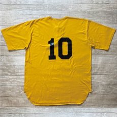 画像11: 「EAGLE USA(イーグル ユーエスエー)」HARFORD USA製 10 イエロー ヘンリーネック Tシャツ (11)