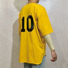 画像19: 「EAGLE USA(イーグル ユーエスエー)」HARFORD USA製 10 イエロー ヘンリーネック Tシャツ (19)