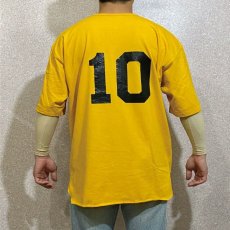 画像20: 「EAGLE USA(イーグル ユーエスエー)」HARFORD USA製 10 イエロー ヘンリーネック Tシャツ (20)