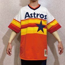 画像15: 「Mitchell&Ness(ミッチェル&ネス)」Astoros ヒューストンアストロズ ノーランライアン 34 USA製 MLB ジャージ Tシャツ (15)