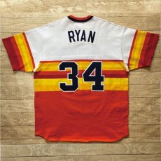 画像8: 「Mitchell&Ness(ミッチェル&ネス)」Astoros ヒューストンアストロズ ノーランライアン 34 USA製 MLB ジャージ Tシャツ (8)