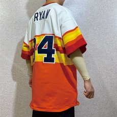 画像18: 「Mitchell&Ness(ミッチェル&ネス)」Astoros ヒューストンアストロズ ノーランライアン 34 USA製 MLB ジャージ Tシャツ (18)