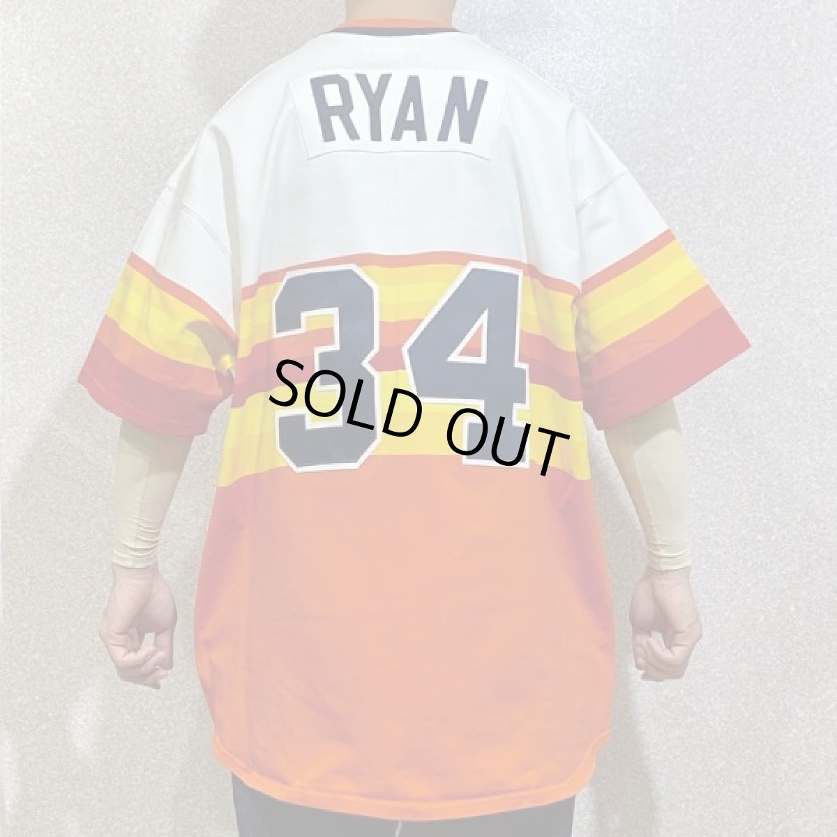 画像19: 「Mitchell&Ness(ミッチェル&ネス)」Astoros ヒューストンアストロズ ノーランライアン 34 USA製 MLB ジャージ Tシャツ (19)