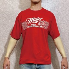 画像12: 「miller(ミラー)」モートン ニッティング ミルズ USA製 MADE THE AMERICAN WAY プリント Tシャツ (12)