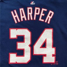 画像9: 「Majestic(マジェスティック・アスレティック)」MLB ワシントン・ナショナルズプリント HERPER 34 Tシャツ (9)