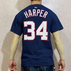 画像18: 「Majestic(マジェスティック・アスレティック)」MLB ワシントン・ナショナルズプリント HERPER 34 Tシャツ (18)