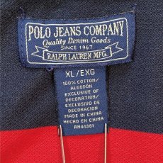 画像6: 「POLO JEANS COMPANY(ポロ ジーンズ カンパニー)」ナンバリングプリント 67 太ボーダー 半袖 ポロシャツ (6)
