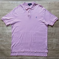 画像1: 「Polo RALPH LAUREN(ポロ ラルフローレン)」ポニー刺繍 ピンク 定番 半袖 ポロシャツ (1)