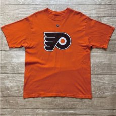 画像1: 「Reebok(リーボック)」NHL フィラデルフィア フライヤーズ PhiladelphiaFlyers RICHARDS マイクリチャーズ プリント Tシャツ (1)