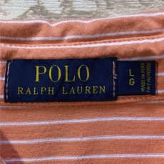 画像6: 「POLO RALPH LAUREN(ポロ ラルフローレン)」ポニー刺繍 オレンジボーダー 定番 半袖ポロシャツ (6)