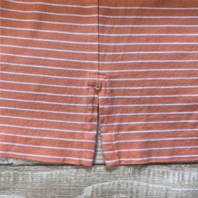 画像2: 「POLO RALPH LAUREN(ポロ ラルフローレン)」ポニー刺繍 オレンジボーダー 定番 半袖ポロシャツ