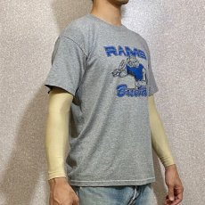 画像13: 「JERZEES(ジャージーズ)」ロサンゼルス・ラムズ プリント 90s 杢グレー NFL Tシャツ (13)