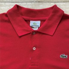 画像5: 「LACOSTE(ラコステ)」ワンポイント 長袖ポロシャツ (5)