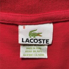 画像13: 「LACOSTE(ラコステ)」ワンポイント 長袖ポロシャツ (13)