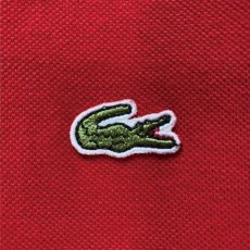 画像2: 「LACOSTE(ラコステ)」ワンポイント 長袖ポロシャツ (2)