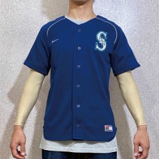 画像15: 「NIKE(ナイキ)」MLB シアトル・マリナーズ ラグランスリーブ ベースボールシャツ (15)