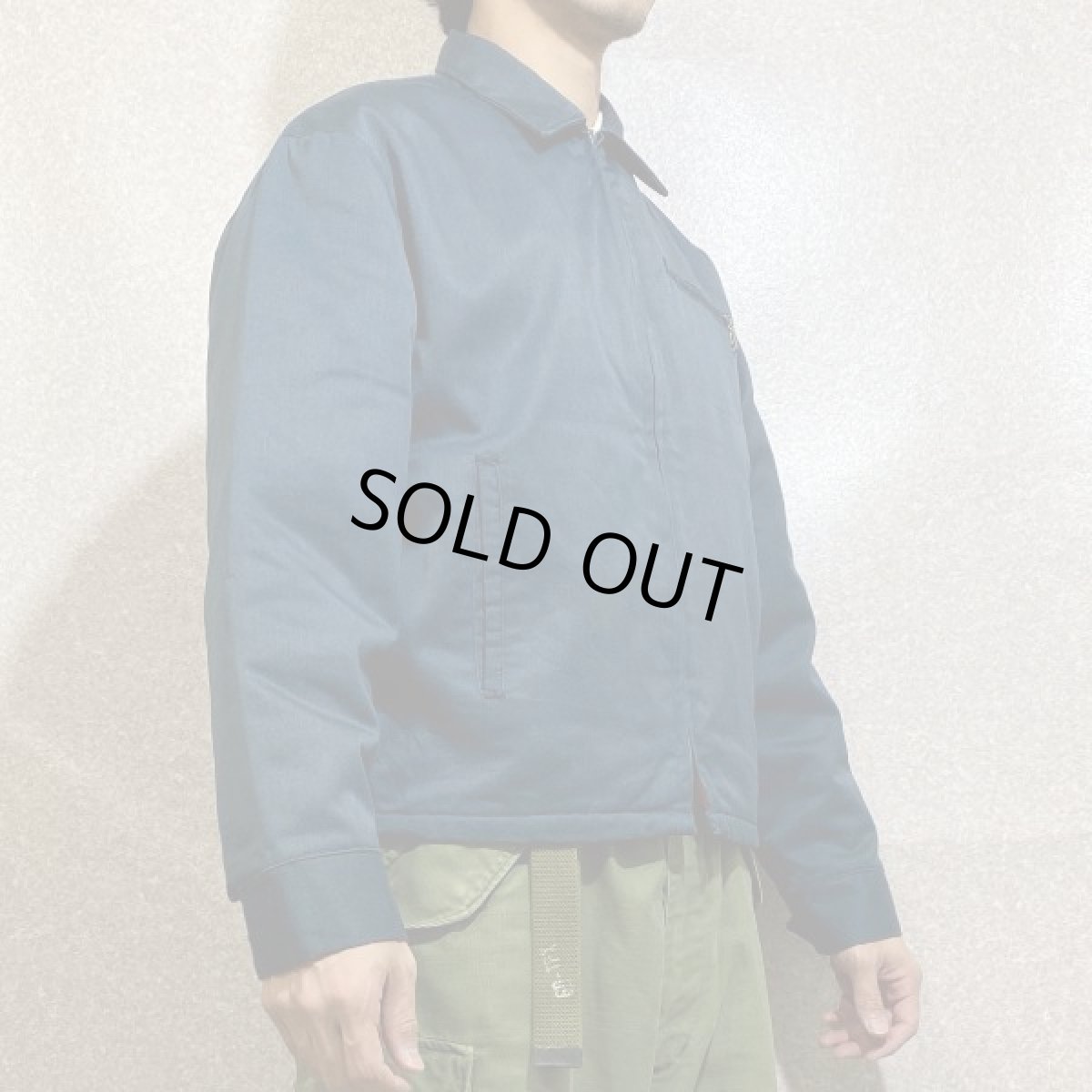 画像17: 「NO BRAND(ノーブランド)」ネイビー TALONジップ 70s ワークジャケット (17)