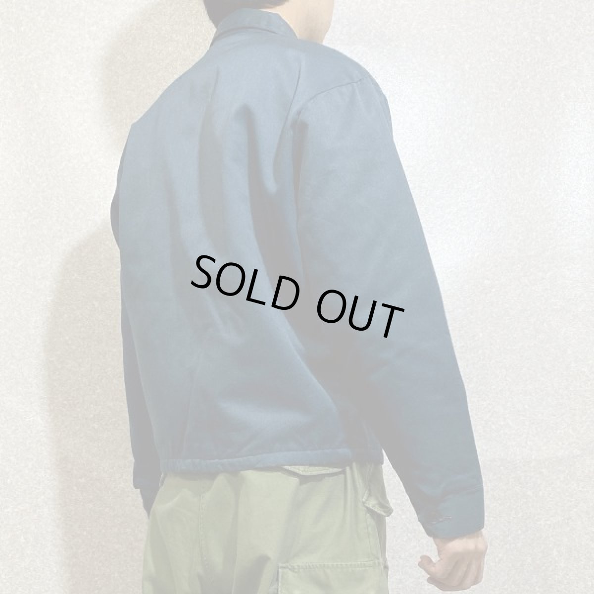 画像19: 「NO BRAND(ノーブランド)」ネイビー TALONジップ 70s ワークジャケット (19)