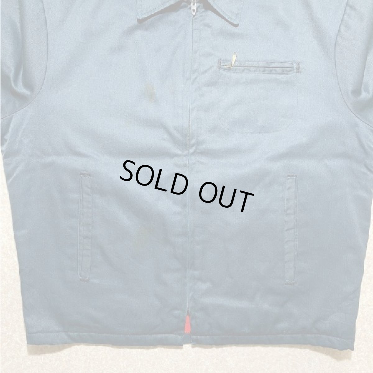 画像5: 「NO BRAND(ノーブランド)」ネイビー TALONジップ 70s ワークジャケット (5)