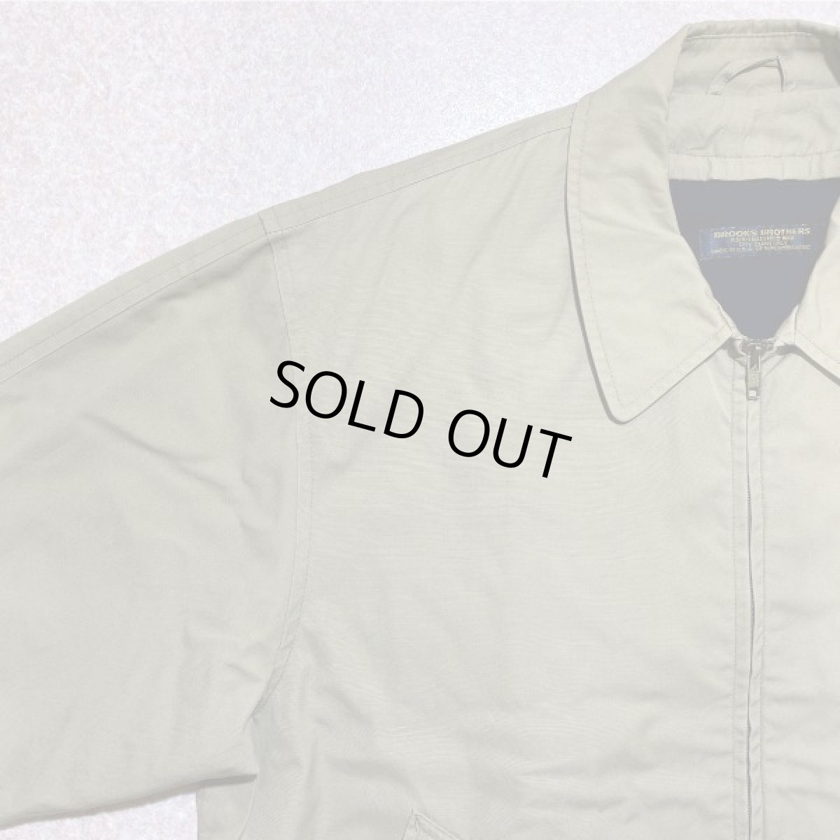 画像2: 「Brooks Brothers(ブルックスブラザーズ)」USA製 ライナー付き スウィングトップ ハリントン ドリズラー ブルゾン (2)