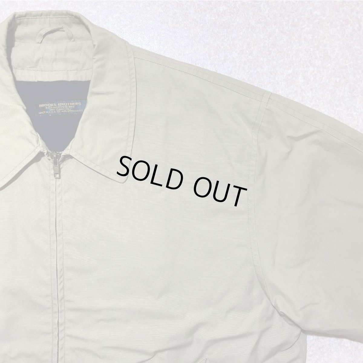 画像4: 「Brooks Brothers(ブルックスブラザーズ)」USA製 ライナー付き スウィングトップ ハリントン ドリズラー ブルゾン (4)