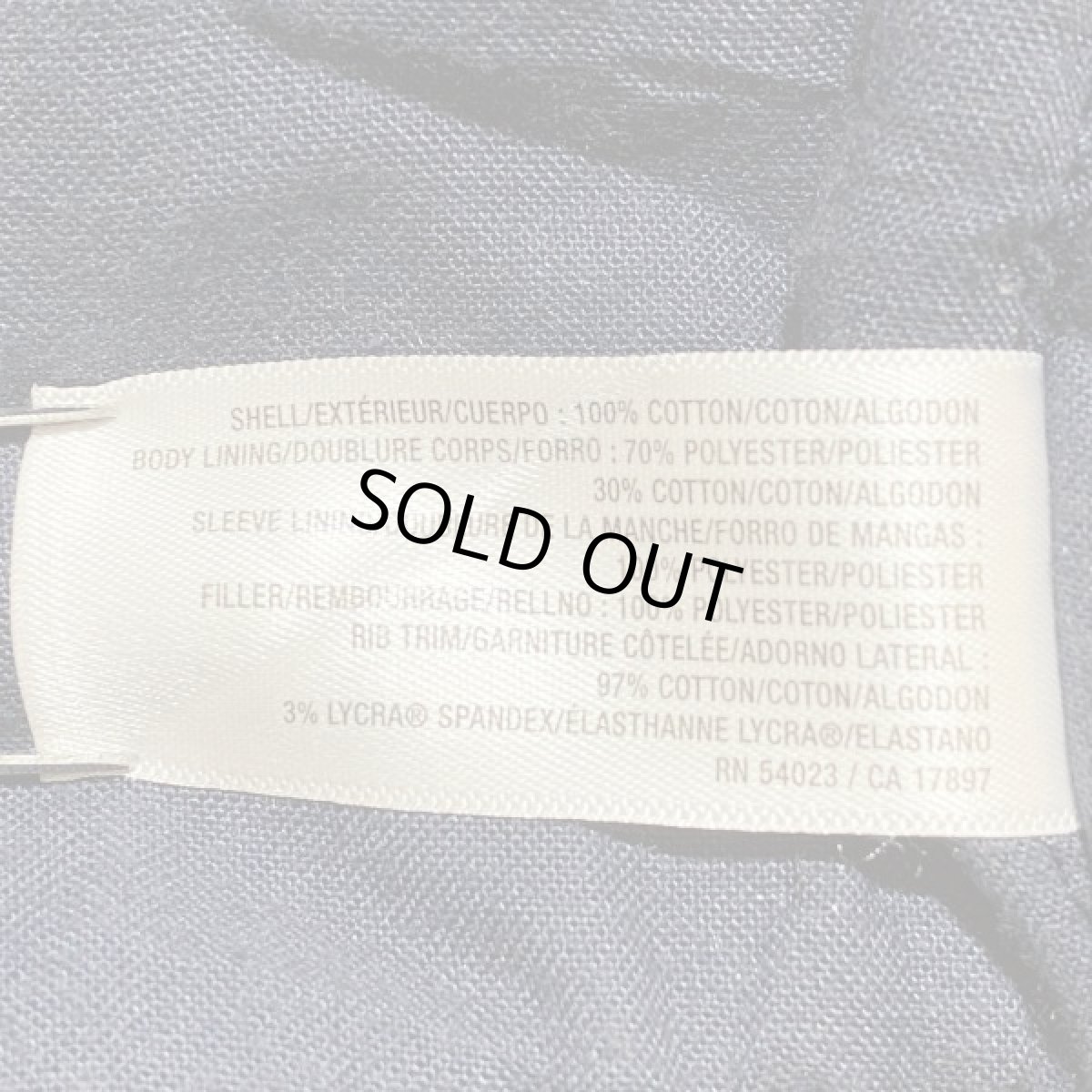 画像11: 「OLD NAVY(オールドネイビー)」ネイビー 中綿入り スイングトップ ハリントン G9 ブルゾン (11)