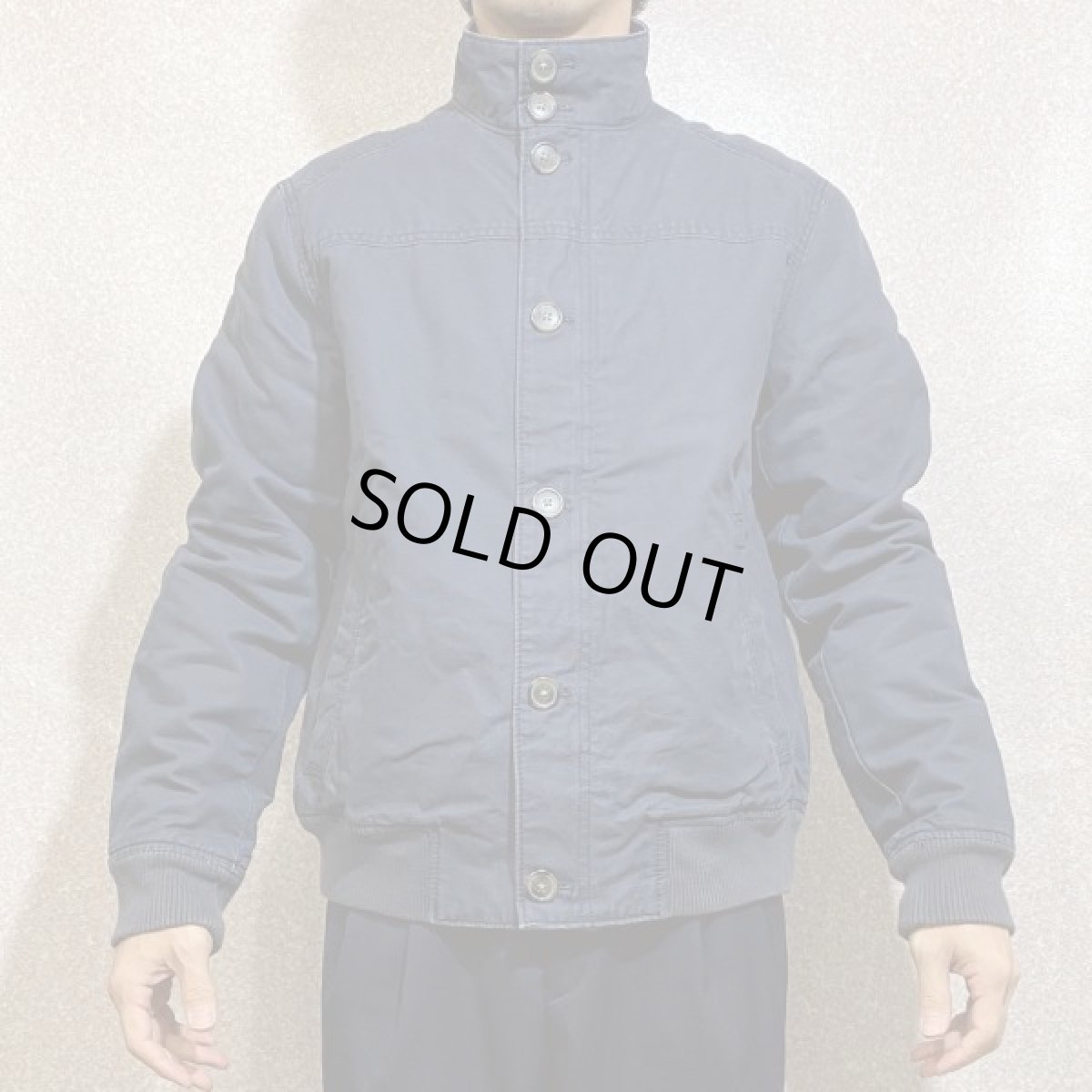 画像16: 「OLD NAVY(オールドネイビー)」ネイビー 中綿入り スイングトップ ハリントン G9 ブルゾン (16)