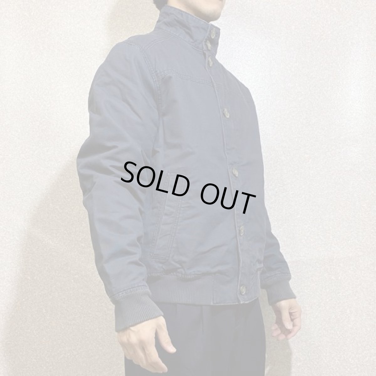 画像17: 「OLD NAVY(オールドネイビー)」ネイビー 中綿入り スイングトップ ハリントン G9 ブルゾン (17)