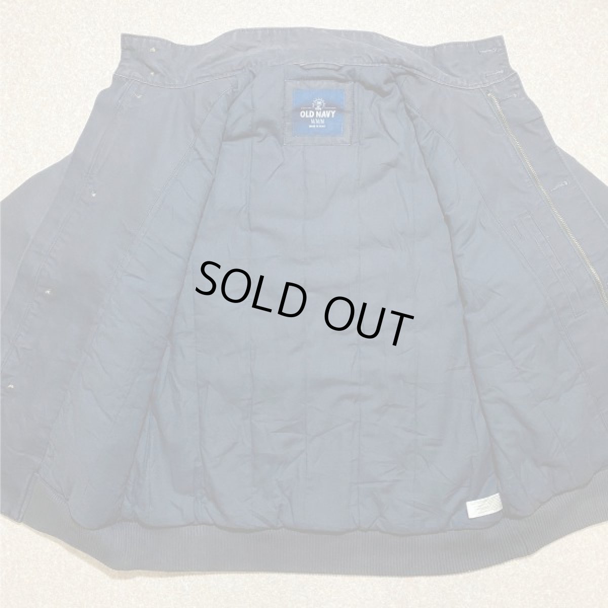 画像8: 「OLD NAVY(オールドネイビー)」ネイビー 中綿入り スイングトップ ハリントン G9 ブルゾン (8)