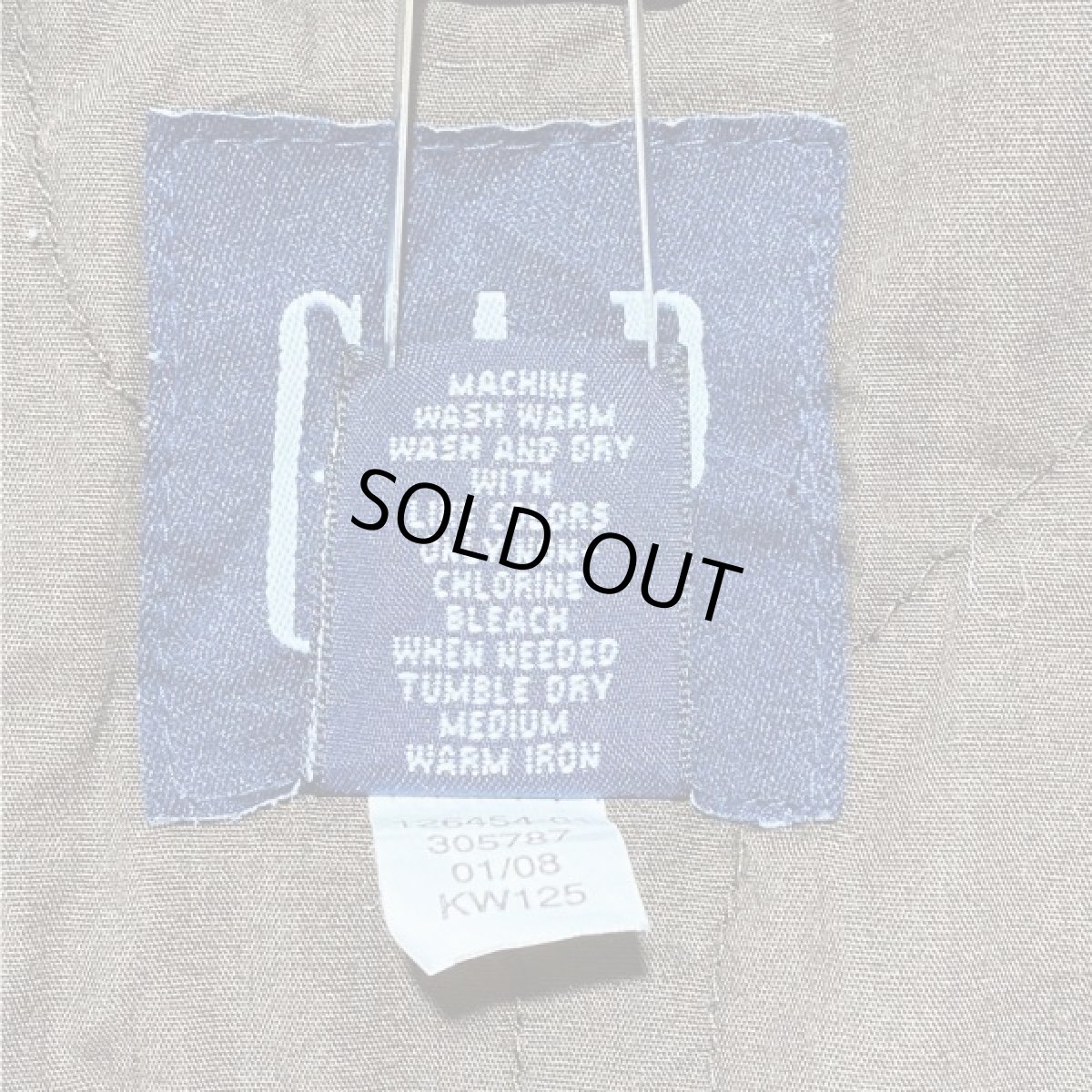 画像15: 「GAP(ギャップ)」ダークブラウン 中綿キルト ダック生地 フィールドジャケット (15)