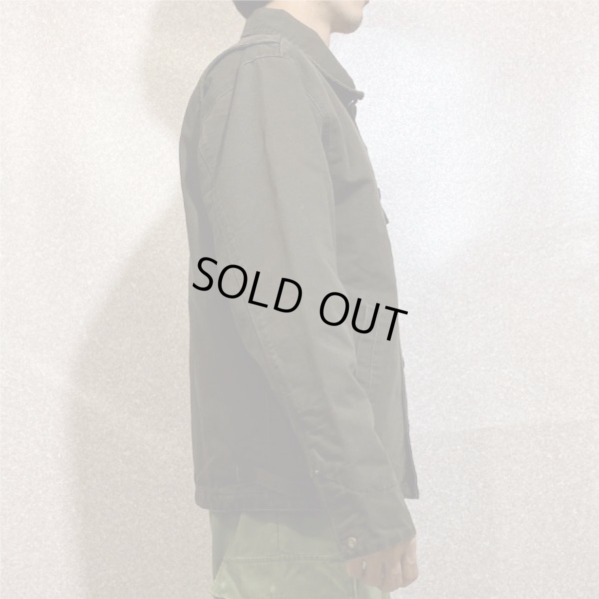 画像18: 「GAP(ギャップ)」ダークブラウン 中綿キルト ダック生地 フィールドジャケット (18)