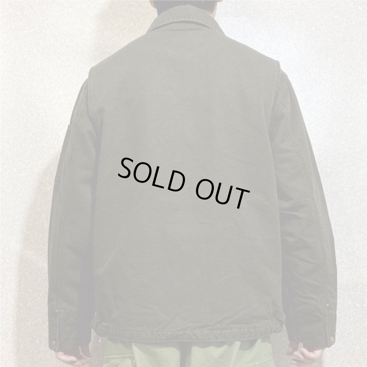 画像20: 「GAP(ギャップ)」ダークブラウン 中綿キルト ダック生地 フィールドジャケット (20)