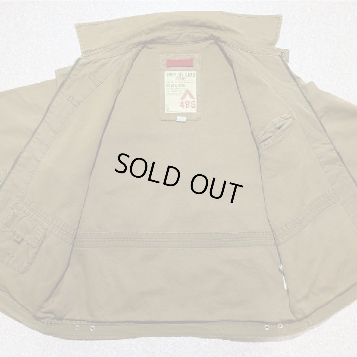 画像11: 「OLD NAVY(オールドネイビー)」SURPLUS GEAR ダック スイングトップ ハリントン G9 ブルゾン (11)