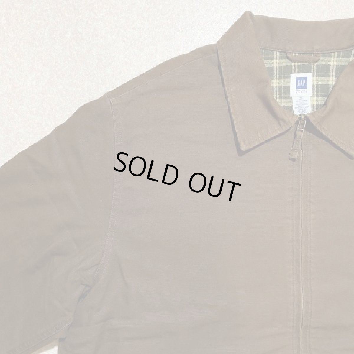 画像2: 「GAP(ギャップ)」ダークブラウン スイングトップ ハリントン G9 ブルゾン (2)