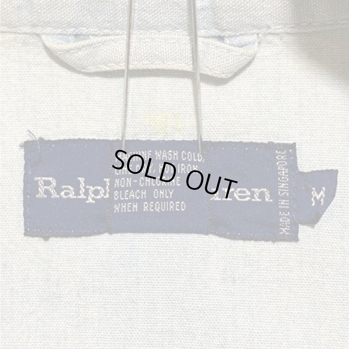 画像10: 「RALPH LAUREN(ラルフローレン)」クレスト刺繍 90s シャンブレー デニム スウィングトップ ブルゾン (10)