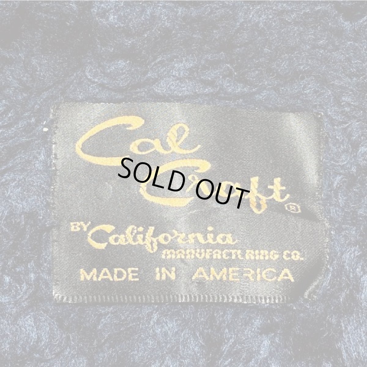 画像12: 「Cal Craft(カルクラフト)」USA製 ボアライニング 襟ボア ネイビー ドカジャン (12)