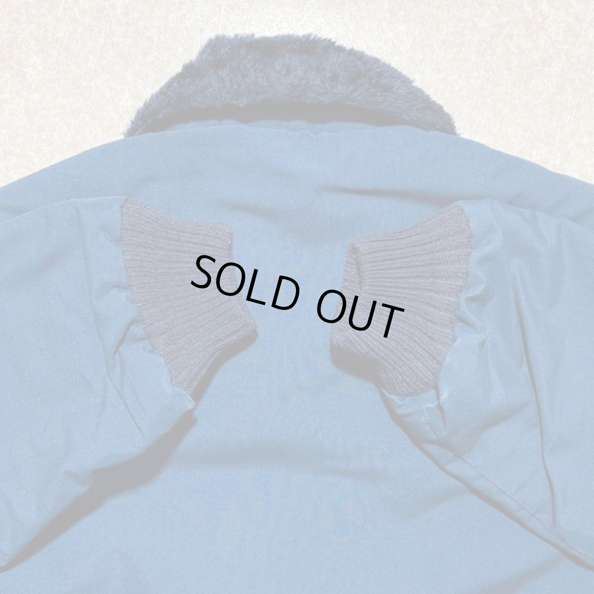 画像9: 「Cal Craft(カルクラフト)」USA製 ボアライニング 襟ボア ネイビー ドカジャン (9)