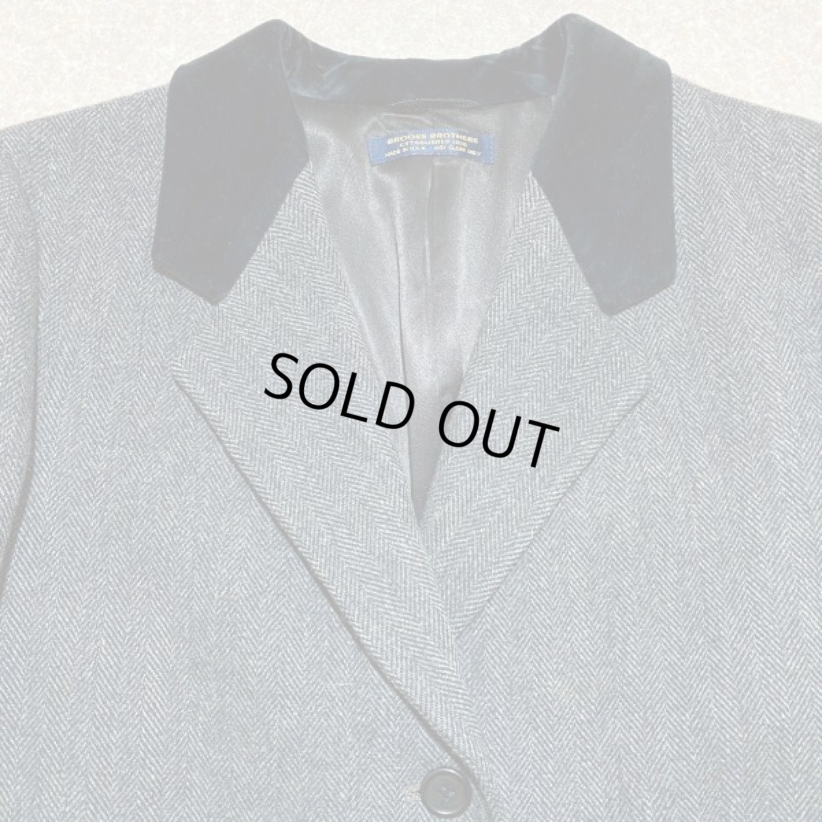 画像4: 「Brooks Brothers(ブルックスブラザーズ)」USA製 ヘリンボーン スーパーロング チェスターコート【送料無料】 (4)