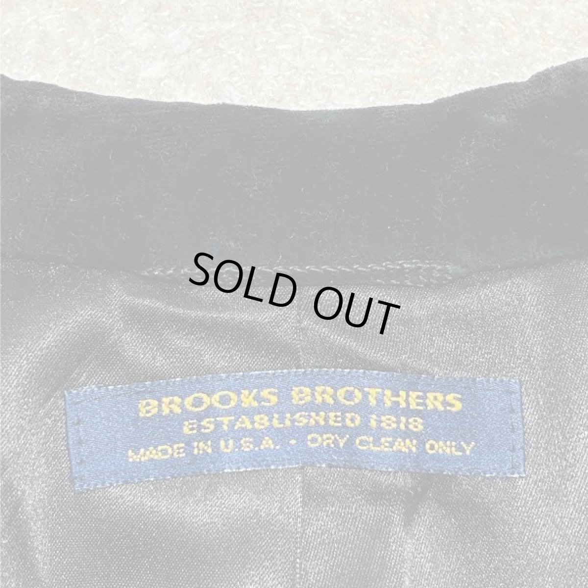 画像8: 「Brooks Brothers(ブルックスブラザーズ)」USA製 ヘリンボーン スーパーロング チェスターコート【送料無料】 (8)