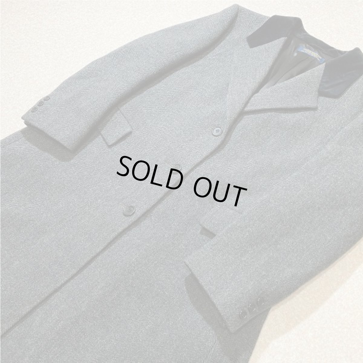 画像19: 「Brooks Brothers(ブルックスブラザーズ)」USA製 ヘリンボーン スーパーロング チェスターコート【送料無料】 (19)