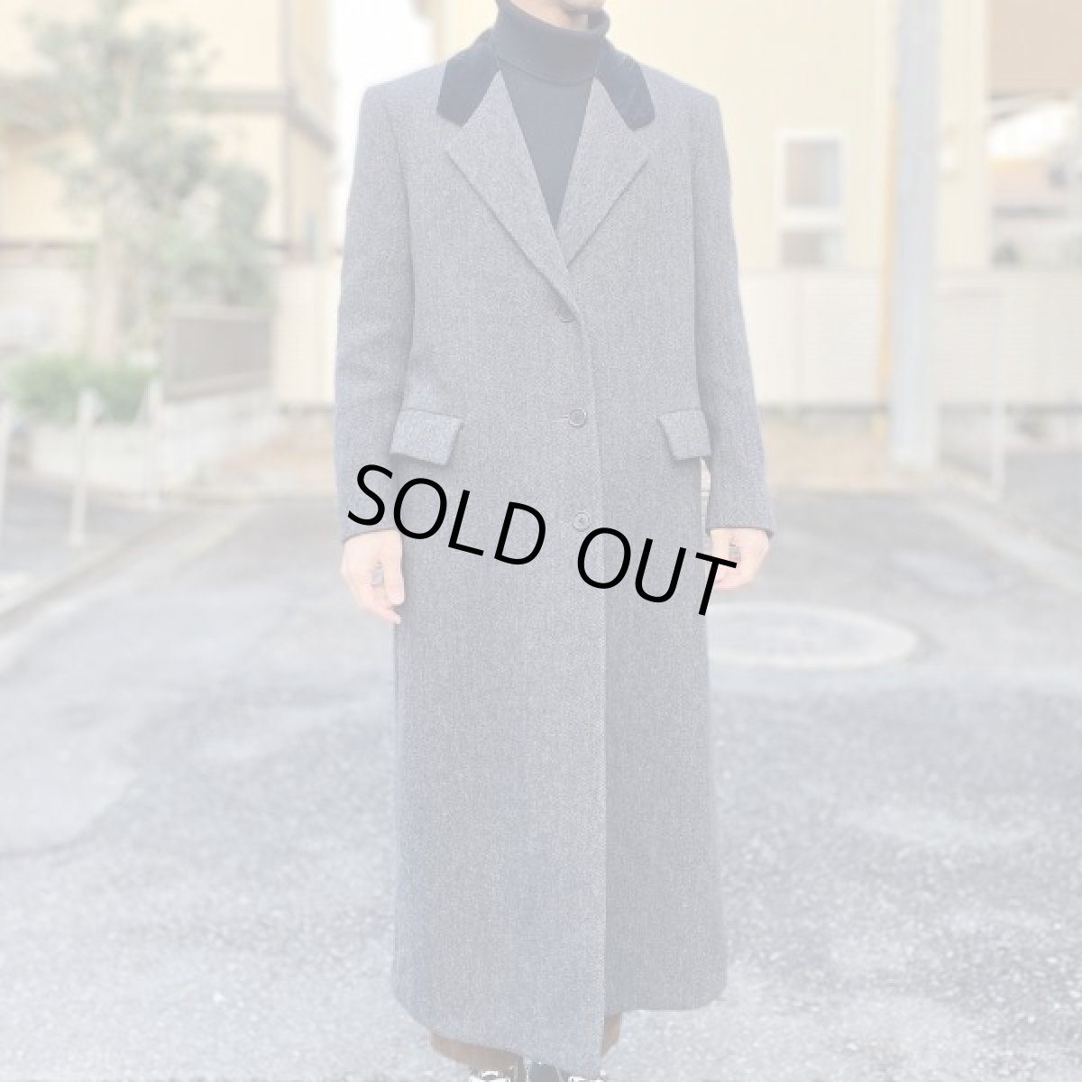 画像20: 「Brooks Brothers(ブルックスブラザーズ)」USA製 ヘリンボーン スーパーロング チェスターコート【送料無料】 (20)