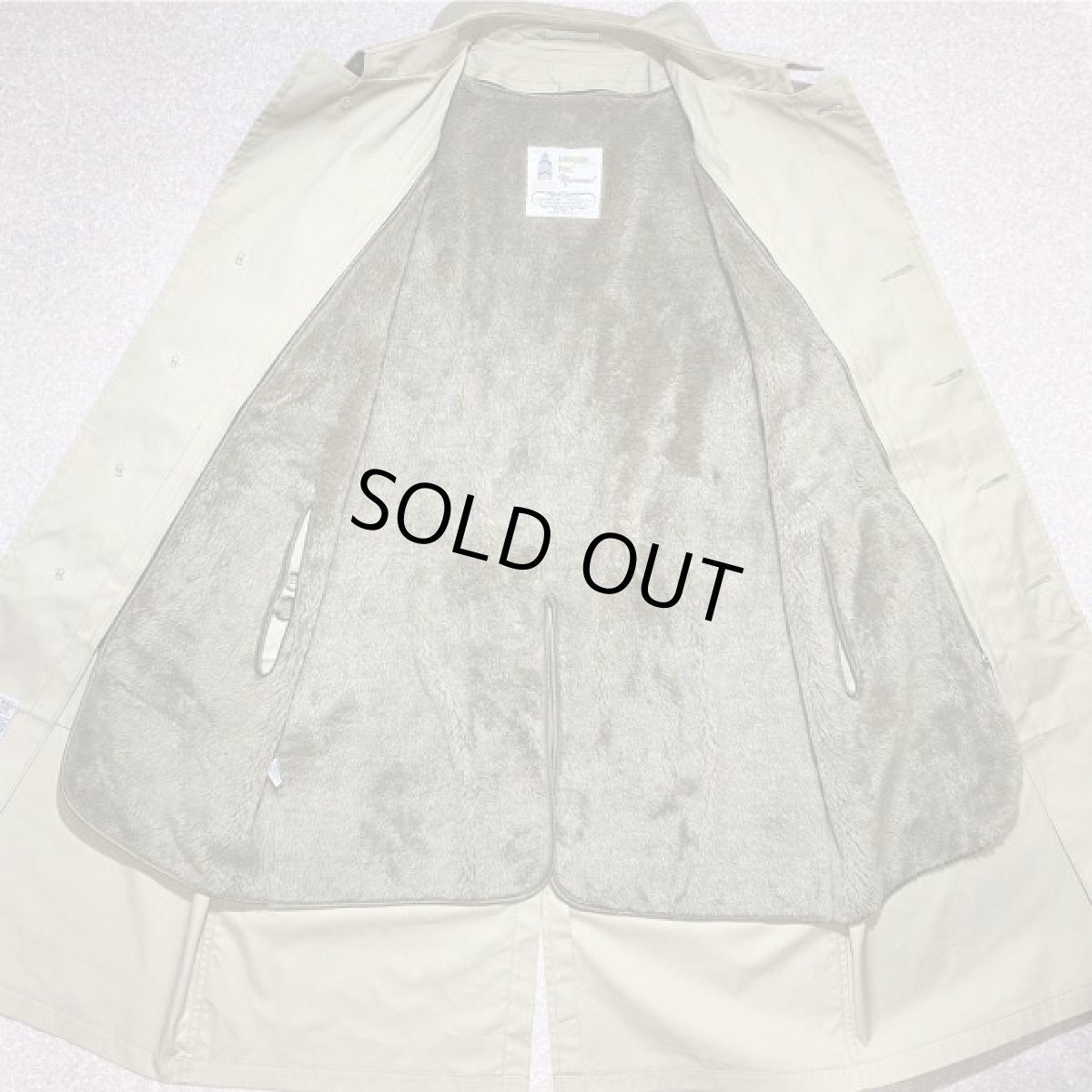 画像6: 「London Fog(ロンドンフォグ)」脱着式ライナー 42REG USA製 70s 80s ステンカラーコート【送料無料】 (6)