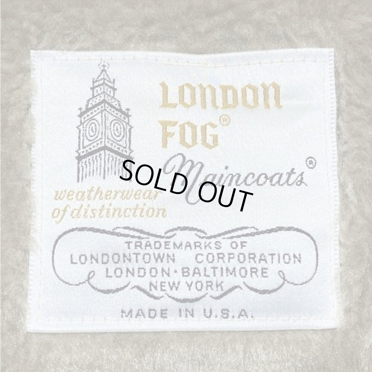 画像15: 「London Fog(ロンドンフォグ)」脱着式ライナー 42REG USA製 70s 80s ステンカラーコート【送料無料】 (15)