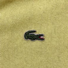 画像5: 「LACOSTE(ラコステ)」IZOD アイゾッド 70s 糸巻きタグ Mサイズ イエロー アクリルニット セーター (5)