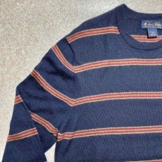 画像2: 「Brooks Brothers(ブルックスブラザーズ)」ボーダー クルーネック ニット (2)