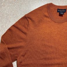 画像2: 「Brooks Brothers(ブルックスブラザーズ)」テラコッタ クルーネック ニット (2)