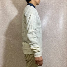 画像17: 「Lacoste(ラコステ)」クルーネック ホワイト ニット (17)