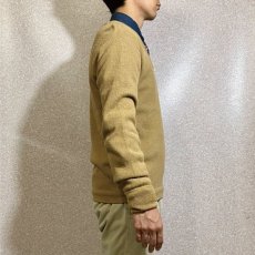 画像17: 「LACOSTE(ラコステ)」IZOD アイゾッド 70s 糸巻きタグ 5 Lサイズ相当 キャメル アクリルニット セーター (17)