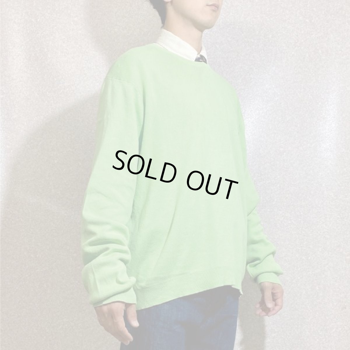 画像16: 「Polo RALPH LAUREN(ポロ ラルフローレン)」ピマコットン ポニー刺繍 クルーネック グリーン ニット (16)